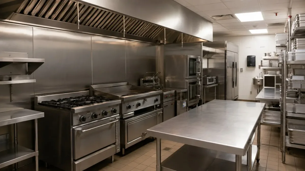 Commercial kitchen hood and ventilation equipment installed by Westside Comfort Solutions, Washington