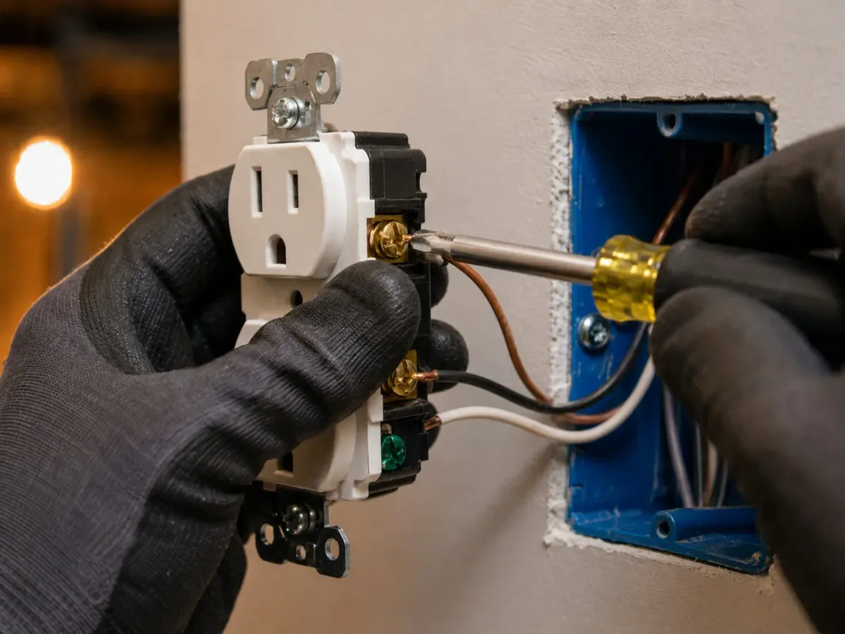 Westside Comfort Solutions electrician running new residential wiring in a Washington home